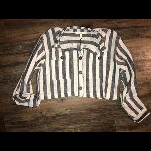 Cropped top long sleeve